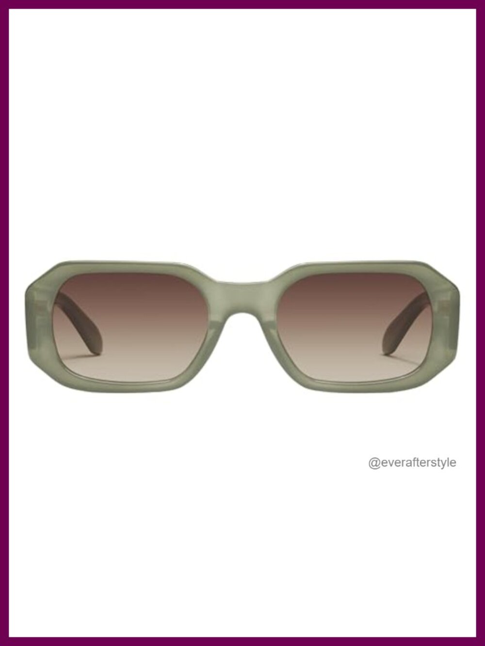 Square Sunglasses with UV Protection Full Frame Universal Fit Designer Eyewear